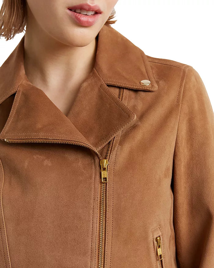 Buy Maud Suede Moto Jacket