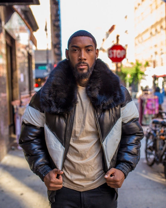 Buy Men V Bomber Jacket - Add to Cart