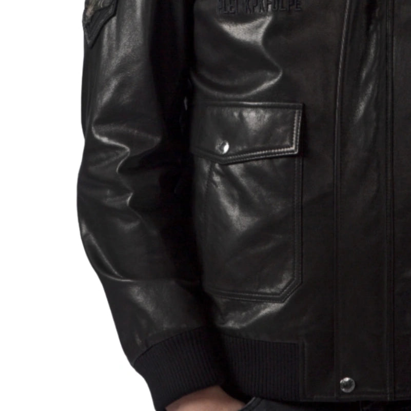 Military G-1 Flight Leather Bomber Jacket