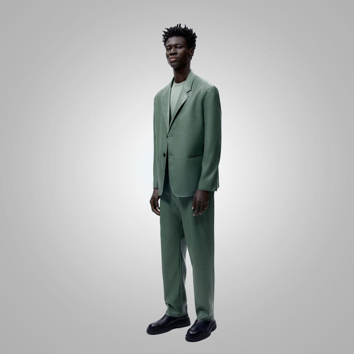 Fashion Leather Blazer