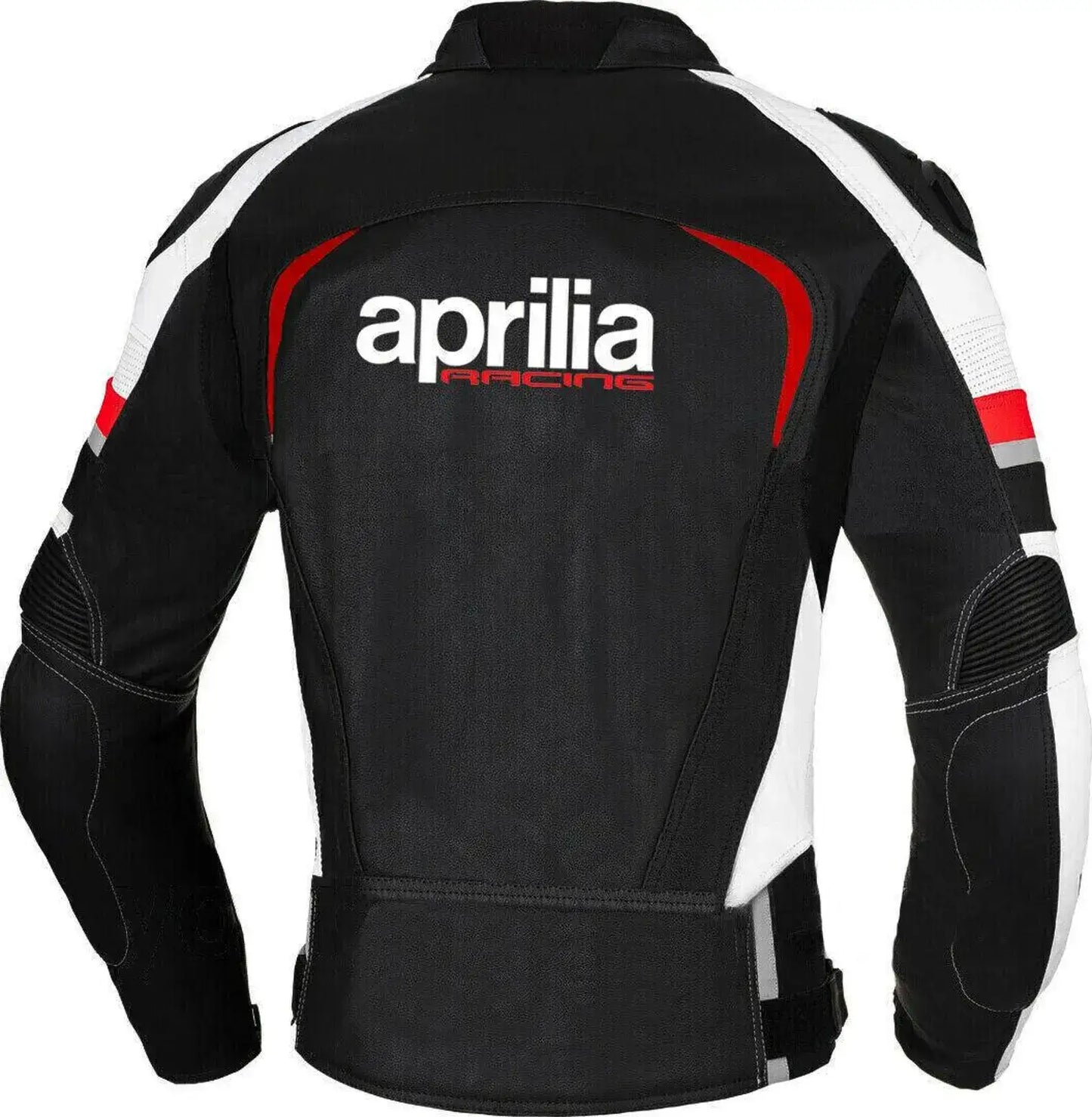 Aprilia Racing Motorcycle Cowhide Leather Jacket