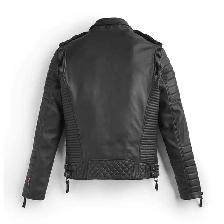 Men's Moto Black Biker Jacket | New Arrival