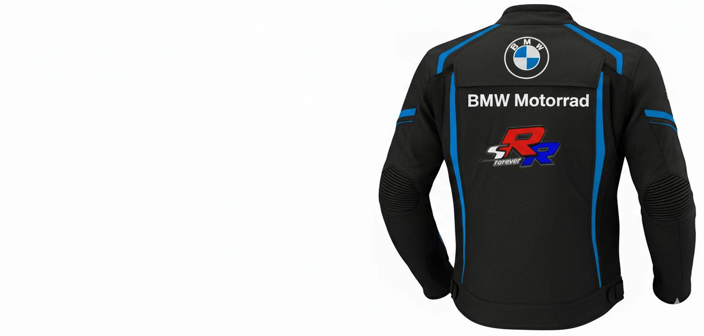 BMW Motorrad Leather Racing Jacket – Custom Handmade Motorcycle Jacket