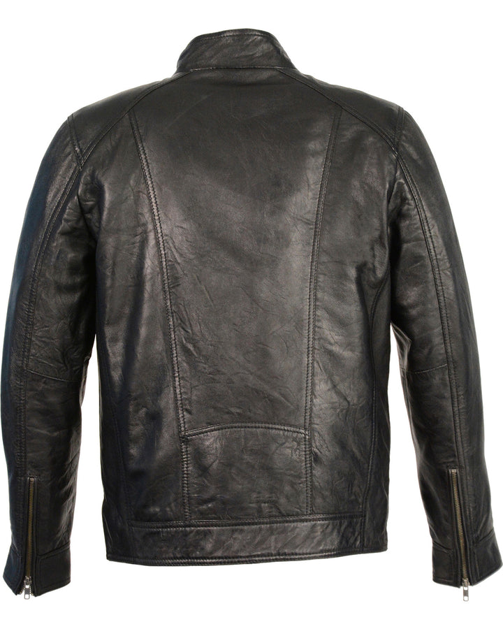 Men's Biker Cafe Racer Jacket |100% Authentic