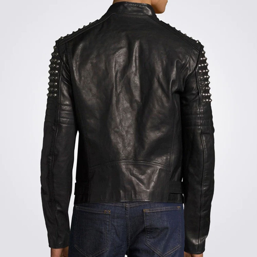 Men's Black Leather Jacket
