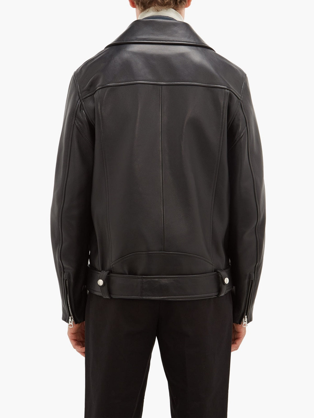 black jacket mens leather