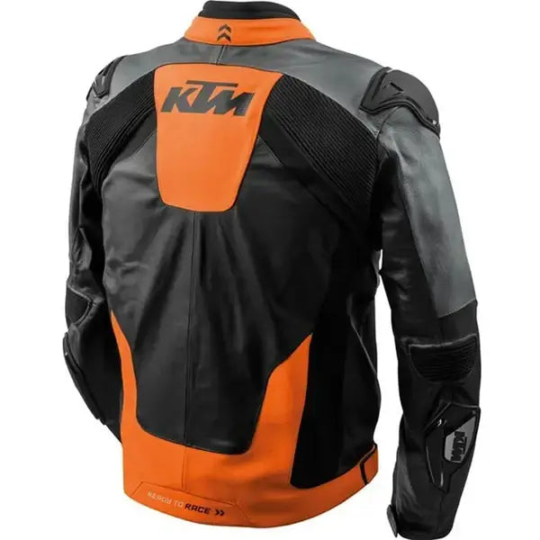 Men’s KTM RSX Leather Racing Jacket – Premium Protection & Style