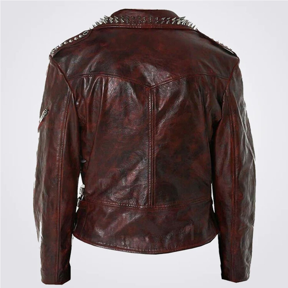 mens studded leather jacket