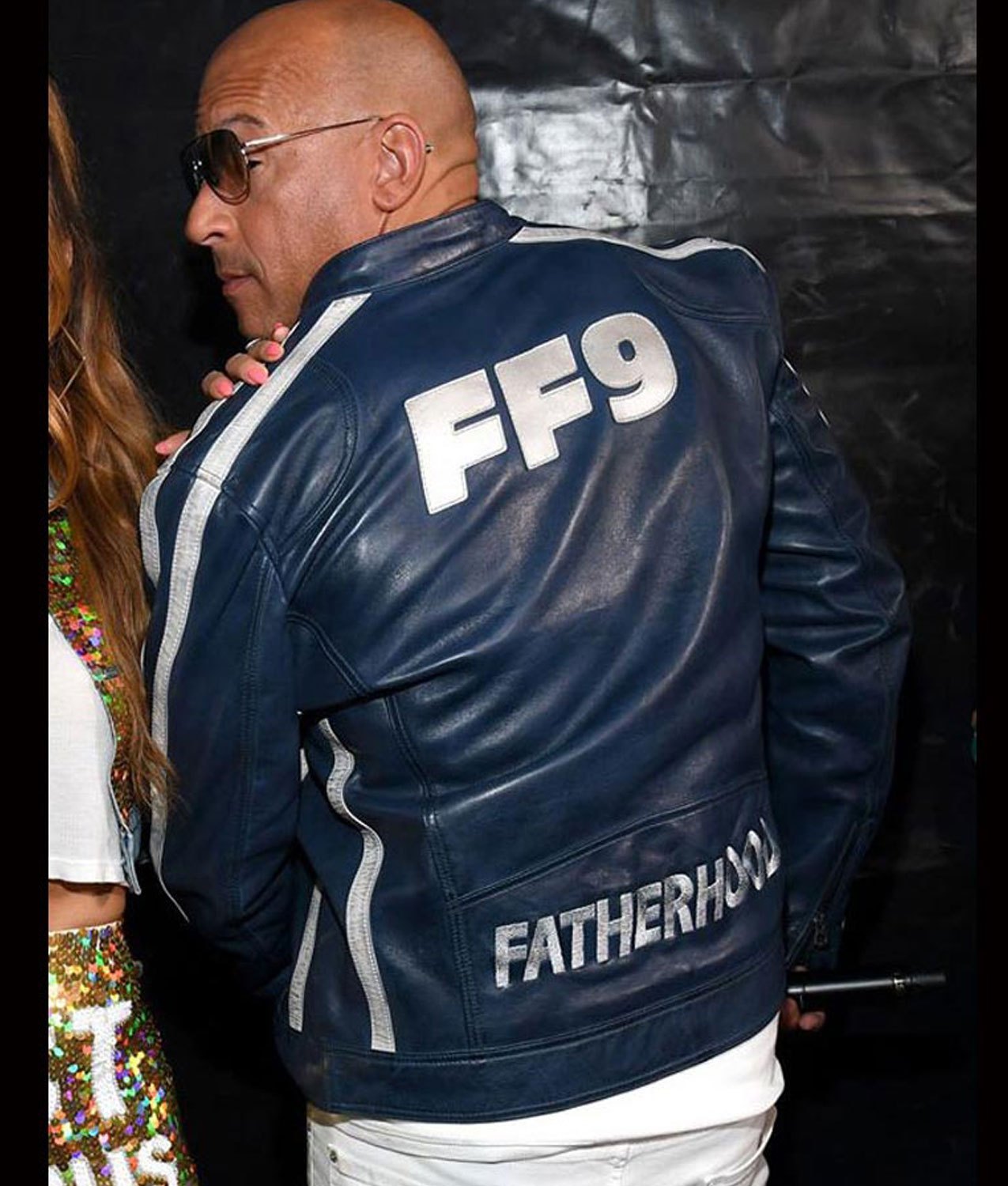 Vin Diesel Leather Jacket from F9 Concert