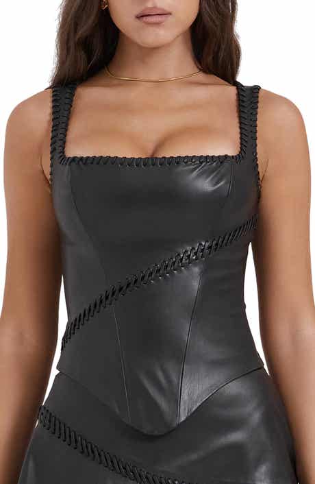 Nova Faux Leather Miniskirt
