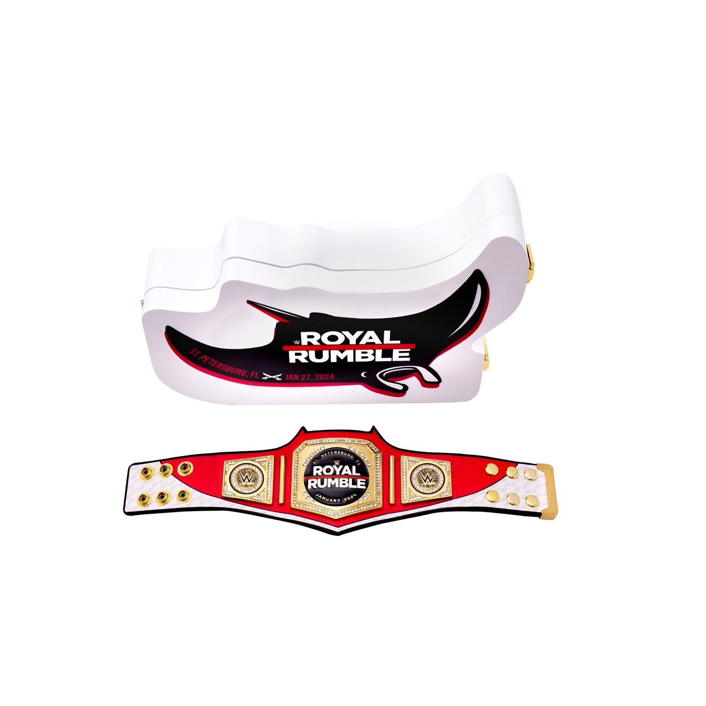 Royal Rumble 2024 Mini Title Belt