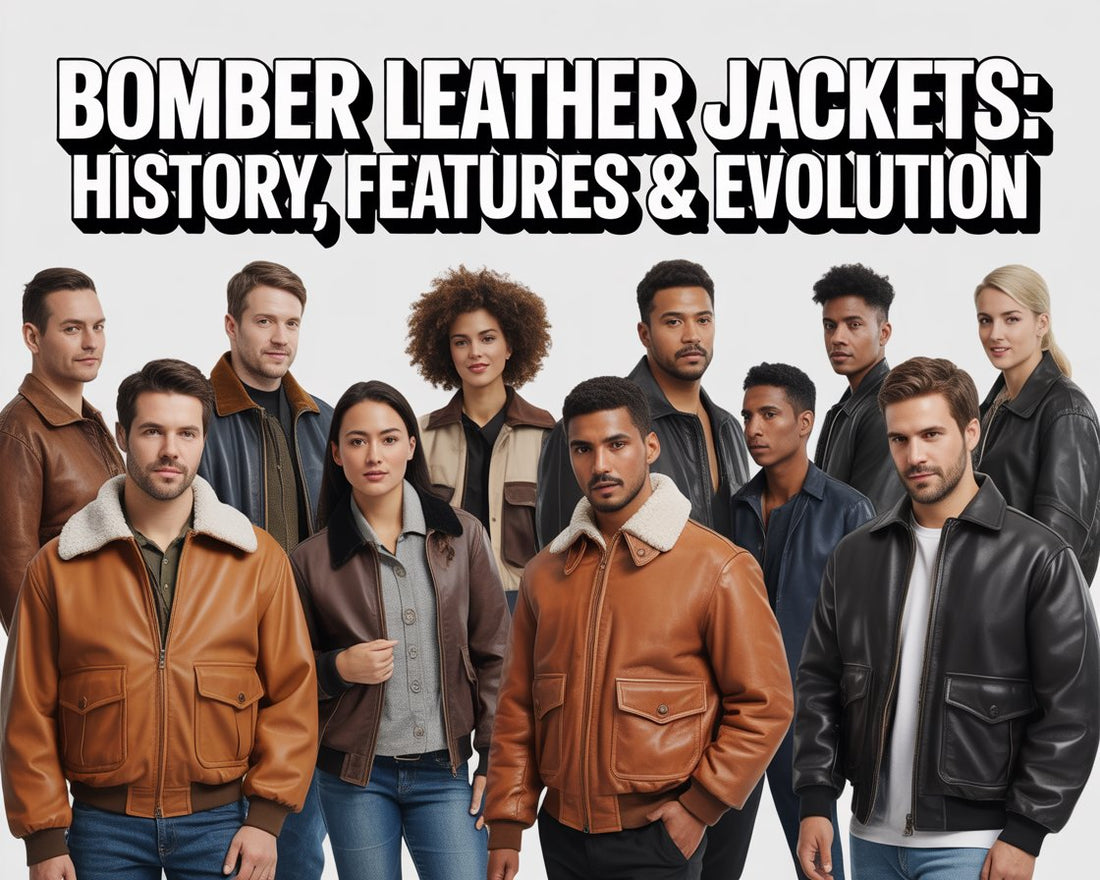 Bomber Leather Jackets History, Features & Evolution