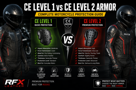 CE Level 1 vs CE Level 2 Armor: Complete Motorcycle Protection Guide