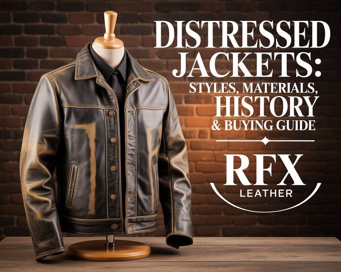Distressed Jackets: Styles, Materials, History & Buying Guide