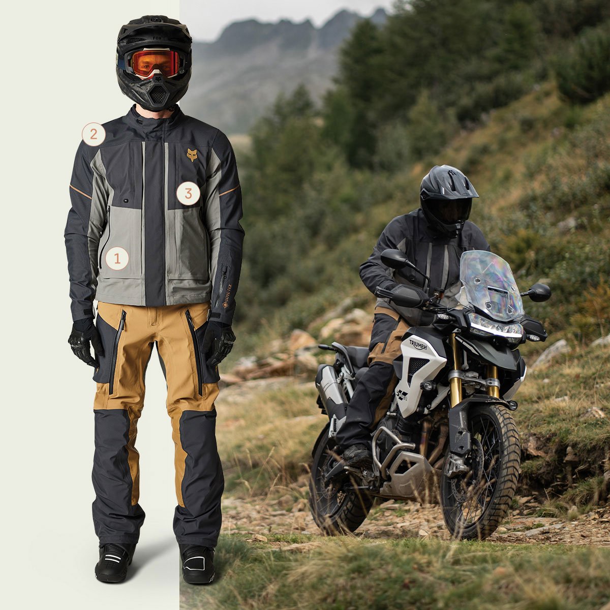 Durable jackets designed for long-distance and adventure touring rider ...