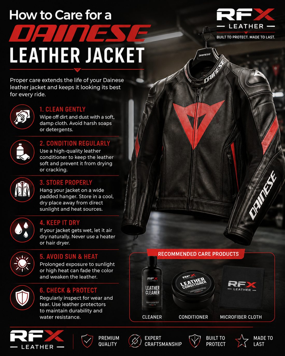 How to Care for a Dainese Leather Jacket