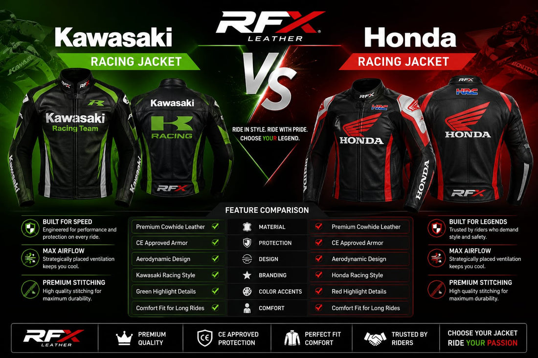 Kawasaki vs Honda Riding Jackets Comparison