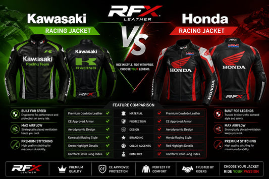 Kawasaki vs Honda Riding Jackets Comparison
