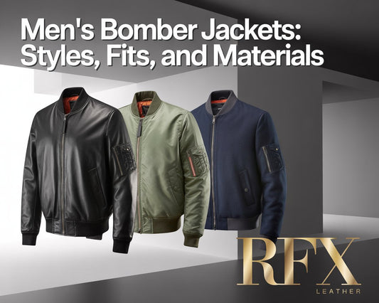 Men’s Bomber Jackets: Styles, Fits, and Materials