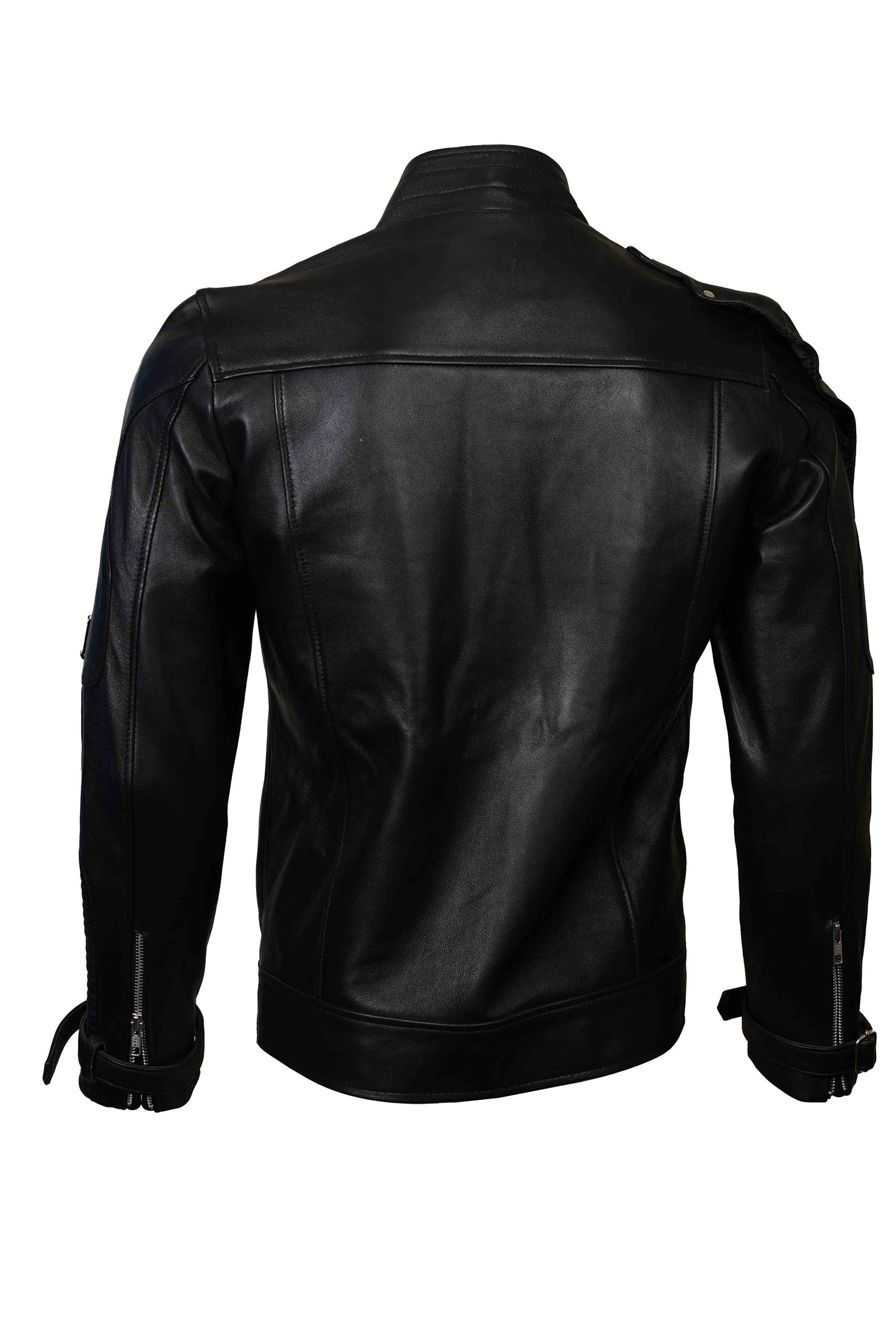 Buy Best Rider Black Fashion Lather Jacket
