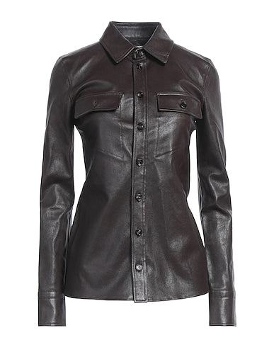 BEST STYLE TRENDY FASHION LEATHER SHIRT BOTTEGA VENETA