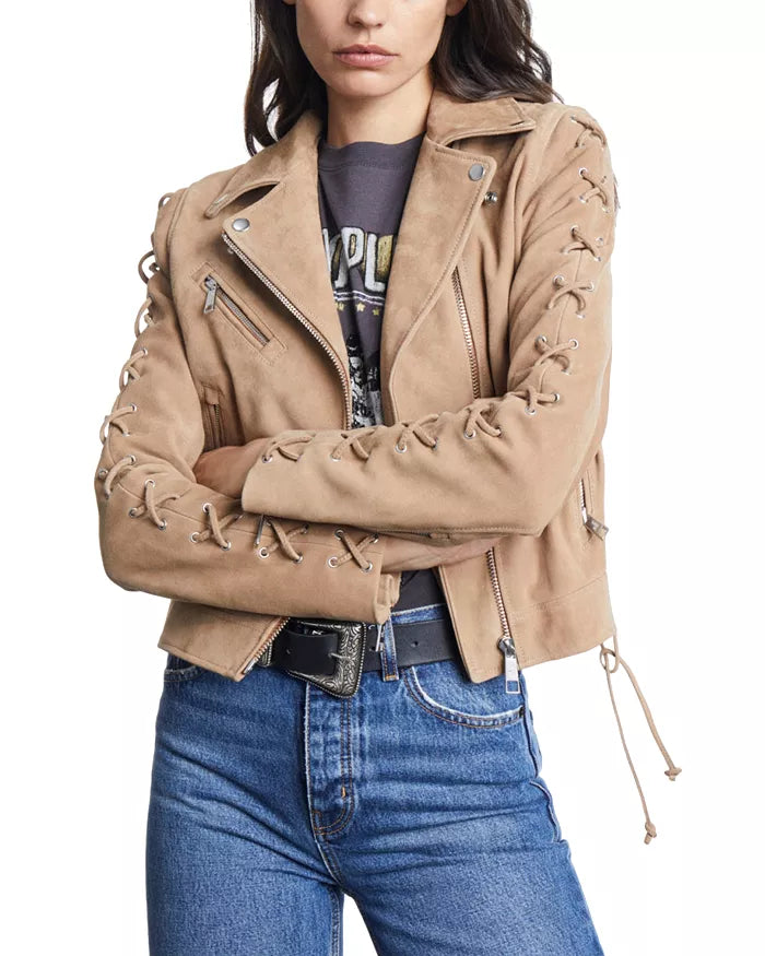 Buy Best Suede Biker Jacket