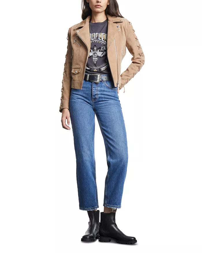 Buy Best Suede Biker Jacket