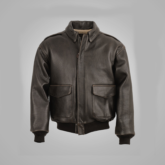 Buy Best Fashion Mens Vintage Lambskin A2 Brown Flying Leather Jacket