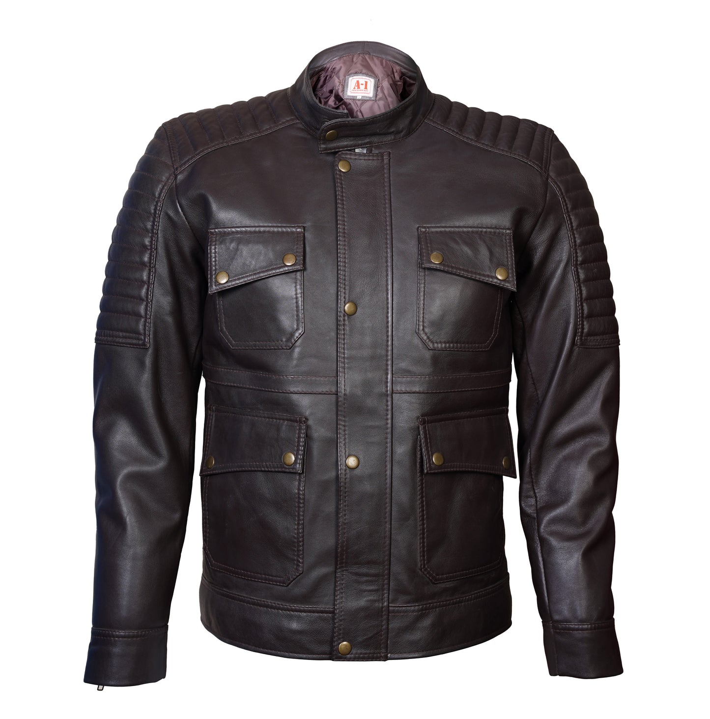 Buy Best Rider Black Fashion Lather Jacket