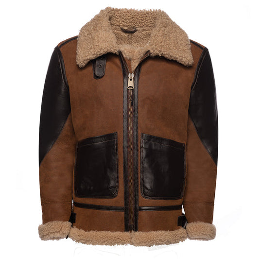 Juke's Bomber Jacket with Aviator Shearling