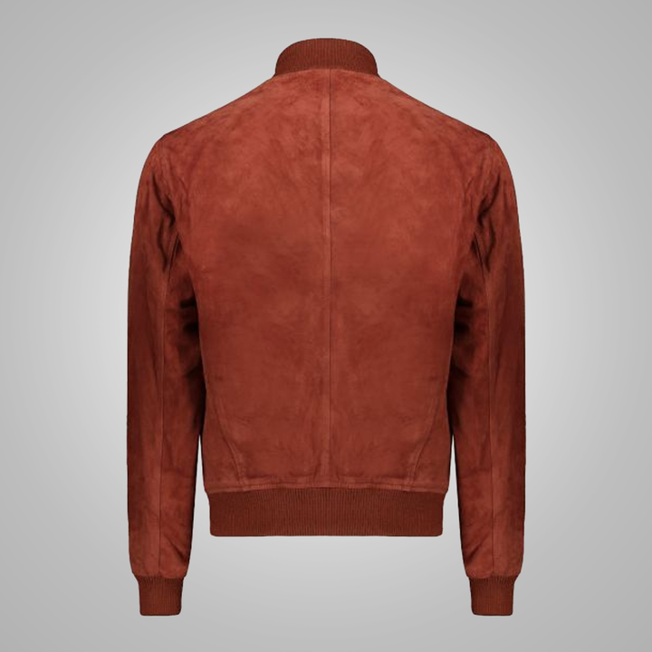 Buy Best Fashion Brown Mens RAF Sheepskin Aviator Leather Flight Biker Jacket