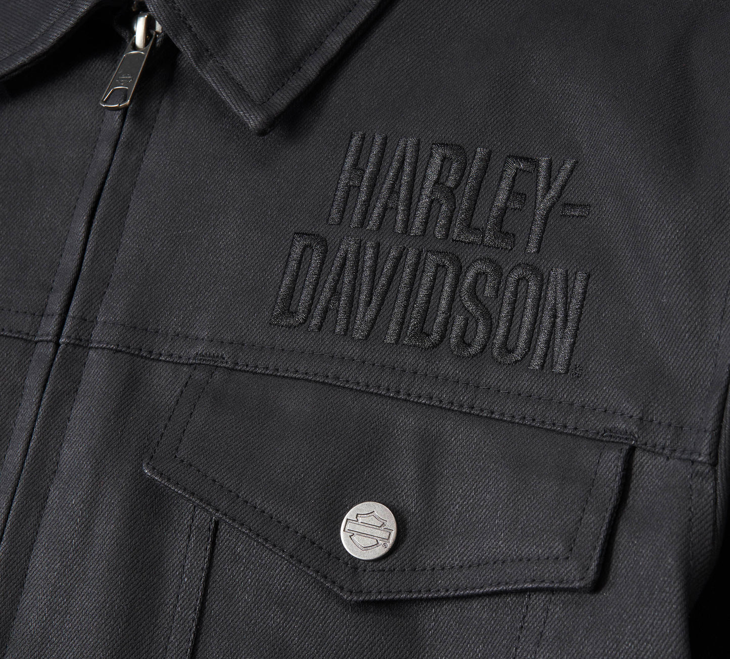 Men's H-D Flex Layering System Trucker Riding Jacket