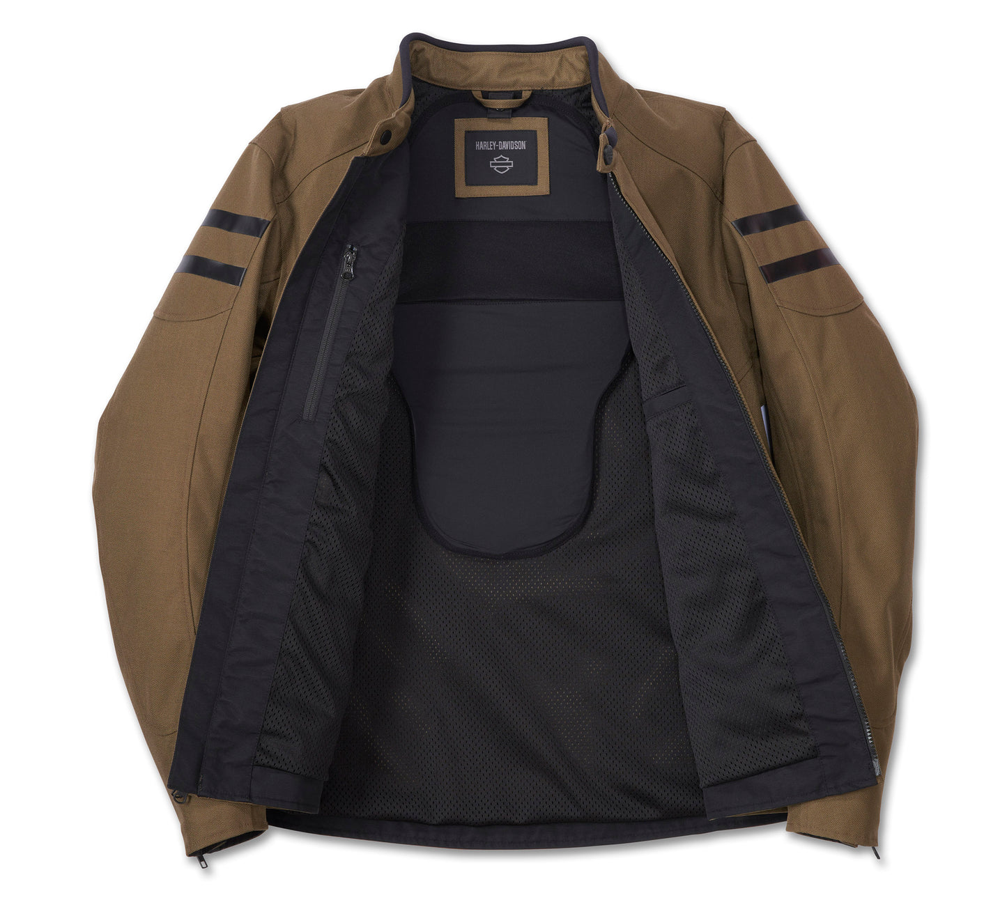 Men's Ovation 3-in-1 Textile Riding Jacket - Stone Grey & Black