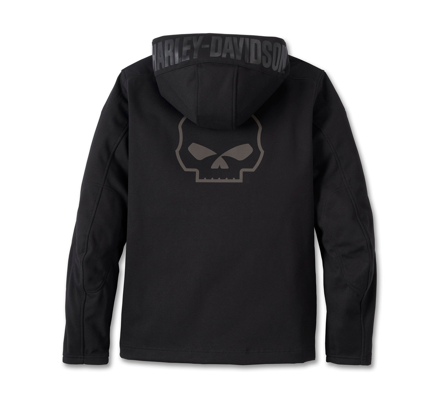 Men's Deflector 2.0 Willie G Skull Hooded Riding Fleece - Black Beauty