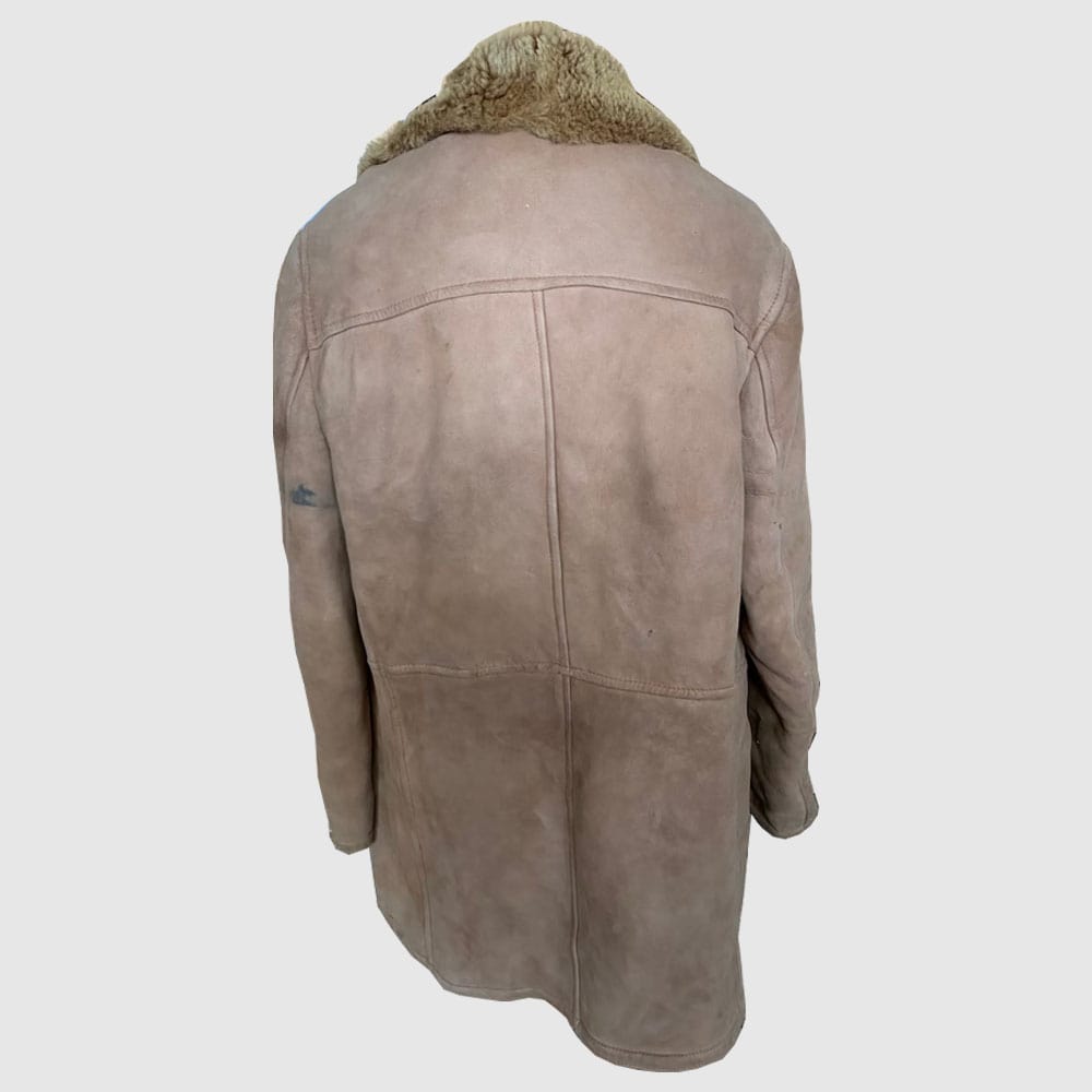 Sheepskin Vintage Aviator Jacket – bomber jacket shearling leather suede