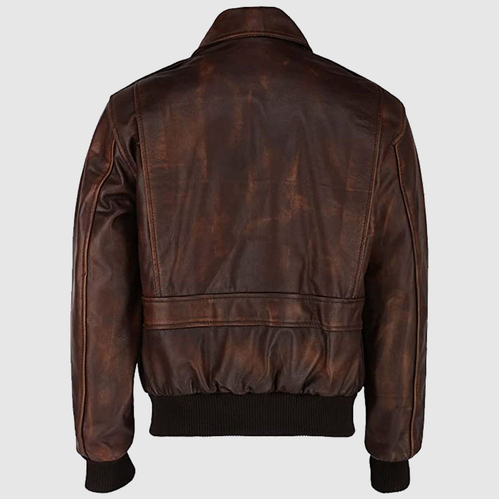 leather flying jacket