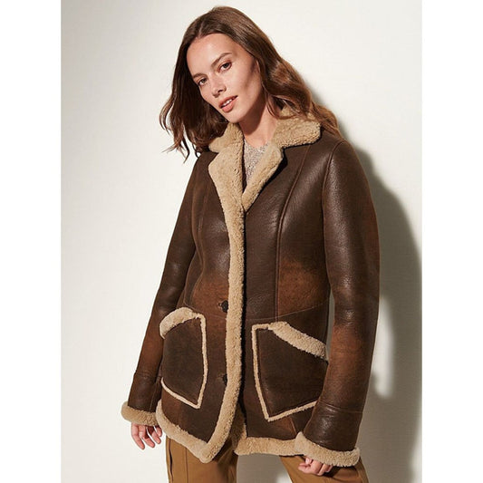 B3 Bomber shearling Coat Women