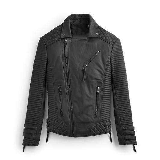 Buy RidingJackets MotoFashion Gear Men Black Leather Motorcycle Jacket