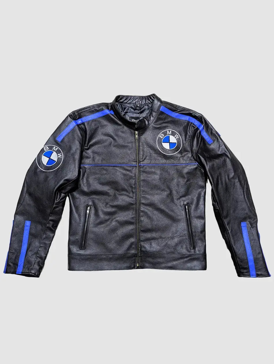 BMW Motorcycle Riding Gear Streetwear Leather Biker Jacket