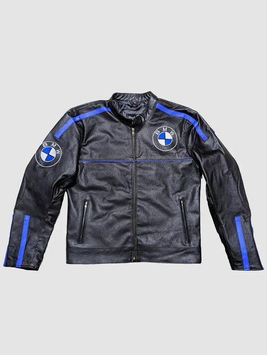 BMW Motorcycle Riding Gear Streetwear Leather Biker Jacket