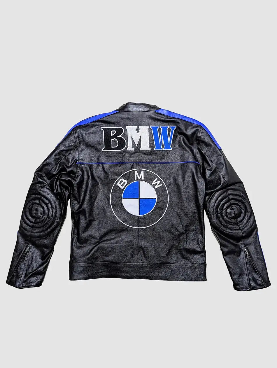 BMW Motorcycle Riding Gear Streetwear Leather Biker Jacket