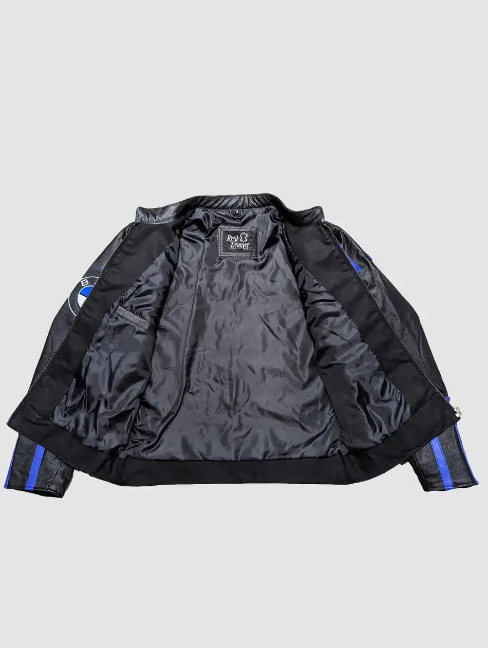 BMW Motorcycle Riding Gear Streetwear Leather Biker Jacket