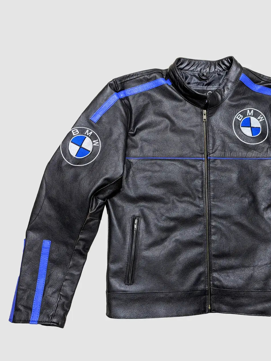 BMW Motorcycle Riding Gear Streetwear Leather Biker Jacket