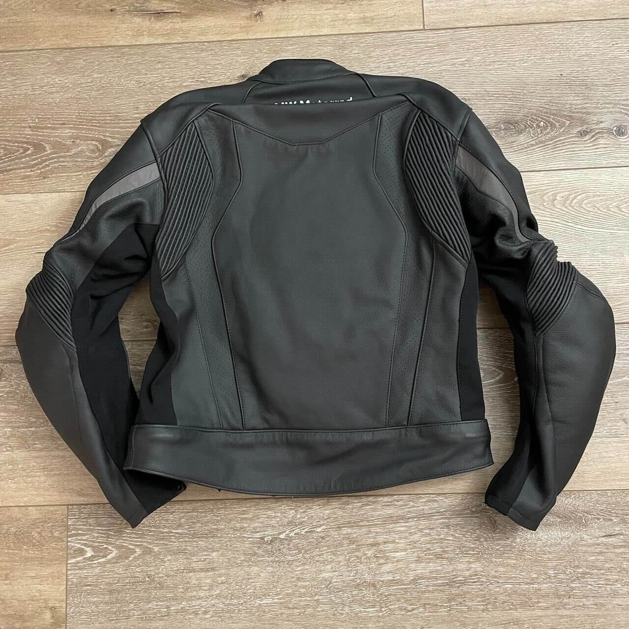 BMW Motorrad Black Cowhide Leather Jacket