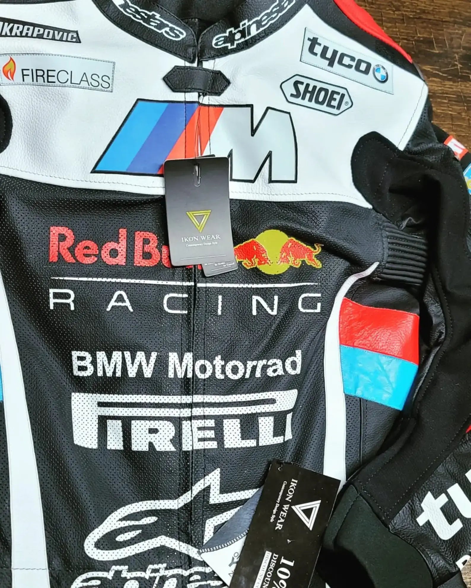 BMW Custom Leather Motorcycle Racing Suit – Tailored Protection & Performance