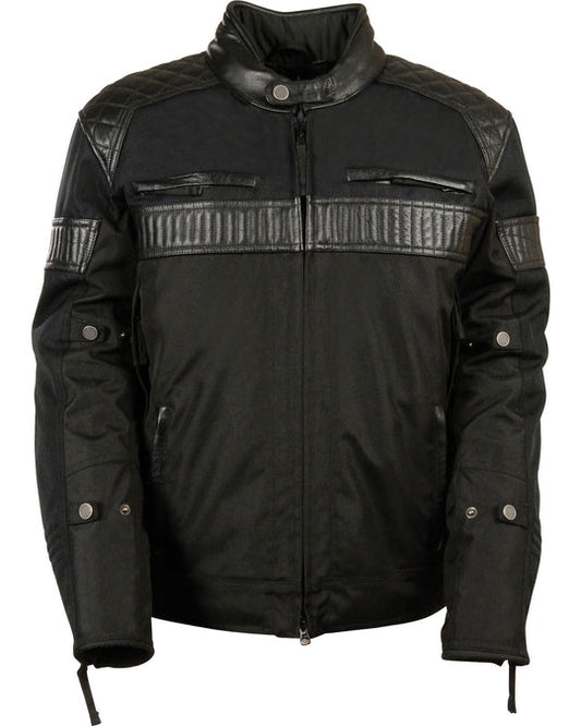 Buy Men's MotoFashion Black Textile Scooter Riding Motorbike Jacket