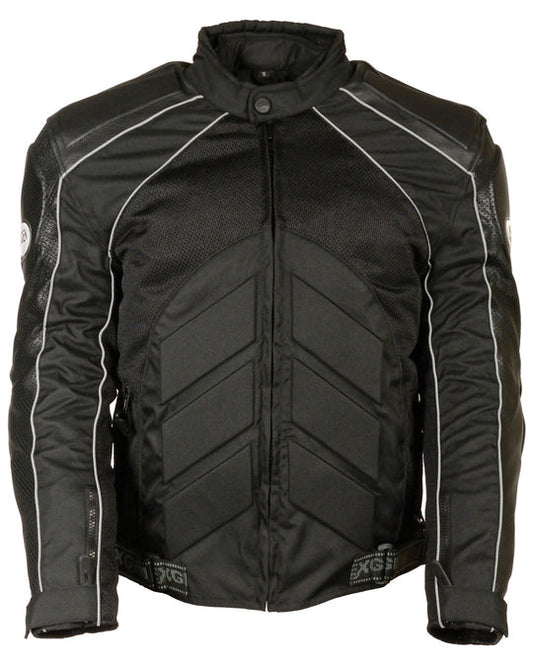 Buy Men's RidingJackets MotoFashion Combo Leather Textile Mesh Racer Jacket