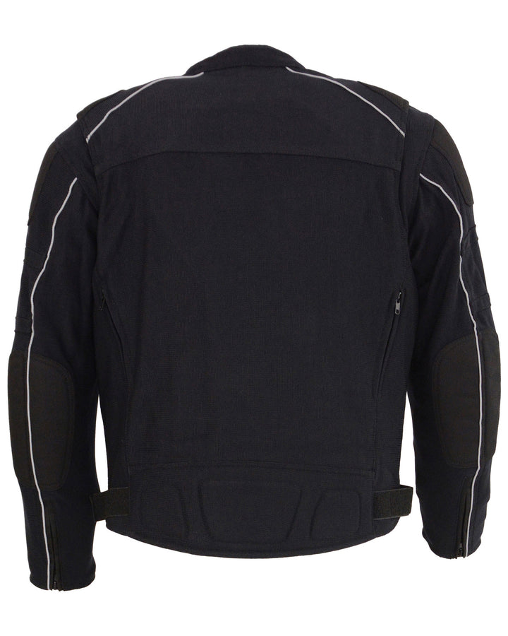 Buy Men's RidingJackets MotoFashion Mesh Racing Jacket with Removable Rain Jacket