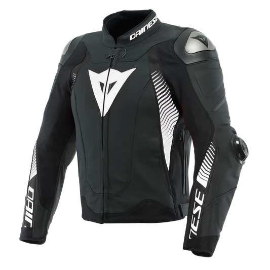 Dainese Super Speed 4 Men’s Motorcycle Leather Jacket (Black/Black)