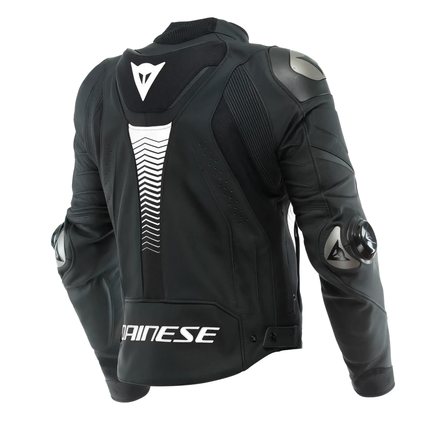 Dainese Super Speed 4 Men’s Motorcycle Leather Jacket (Black/Black)